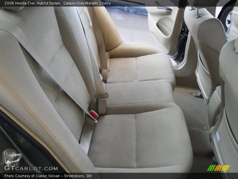 Galaxy Gray Metallic / Ivory 2008 Honda Civic Hybrid Sedan