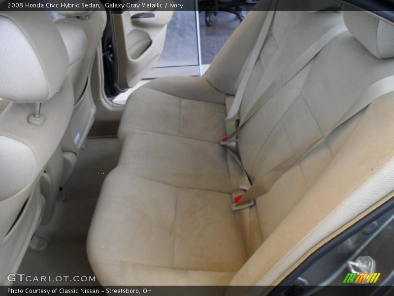 Galaxy Gray Metallic / Ivory 2008 Honda Civic Hybrid Sedan