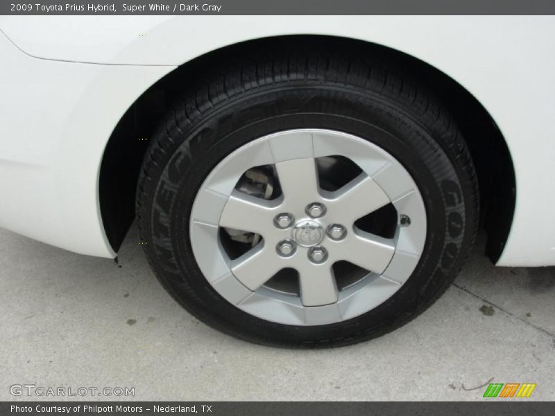 Super White / Dark Gray 2009 Toyota Prius Hybrid