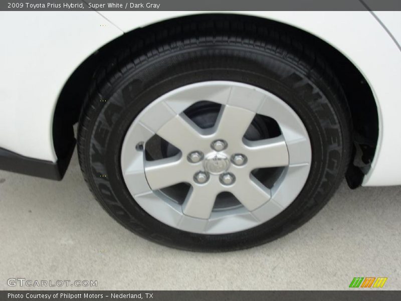 Super White / Dark Gray 2009 Toyota Prius Hybrid
