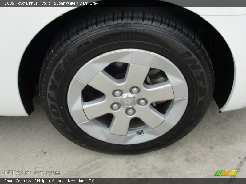 Super White / Dark Gray 2009 Toyota Prius Hybrid
