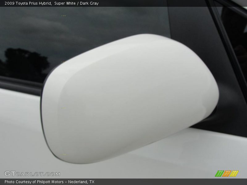 Super White / Dark Gray 2009 Toyota Prius Hybrid
