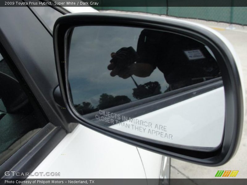Super White / Dark Gray 2009 Toyota Prius Hybrid