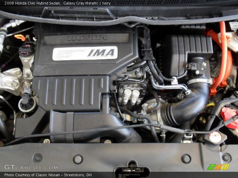 Galaxy Gray Metallic / Ivory 2008 Honda Civic Hybrid Sedan