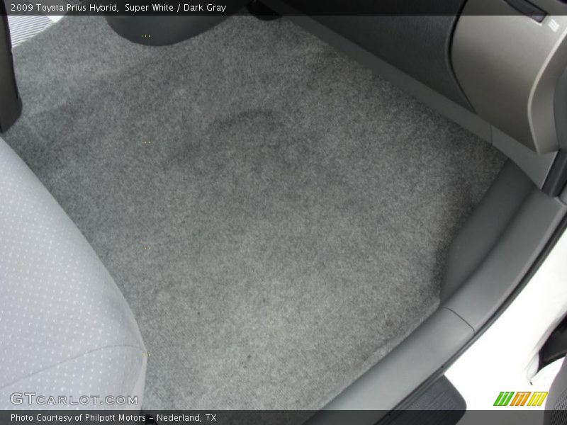 Super White / Dark Gray 2009 Toyota Prius Hybrid
