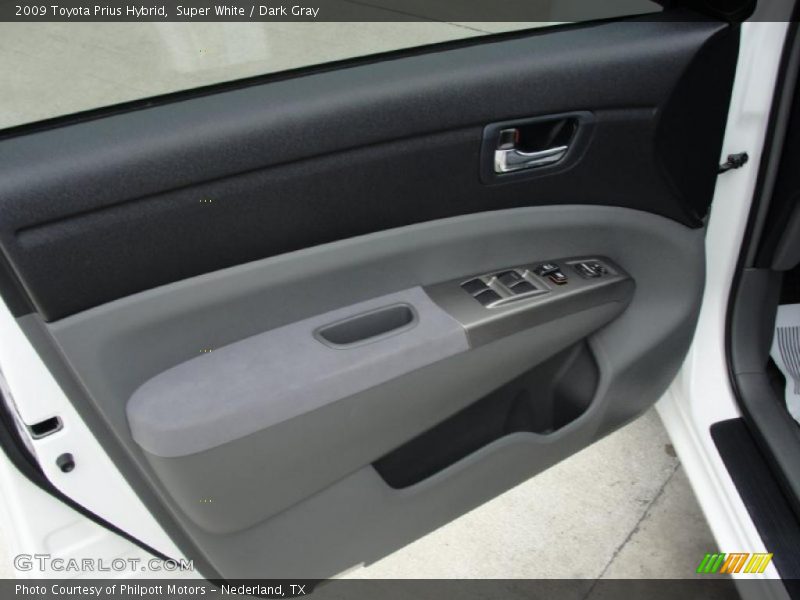 Super White / Dark Gray 2009 Toyota Prius Hybrid