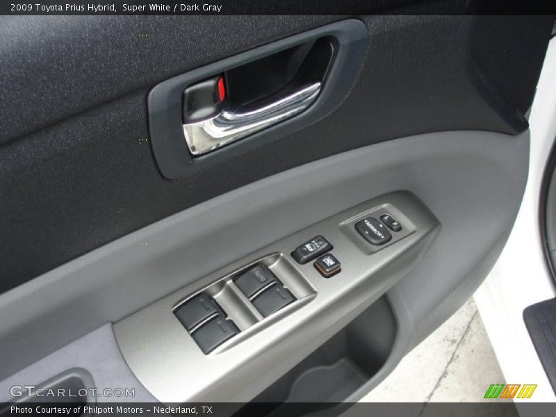Super White / Dark Gray 2009 Toyota Prius Hybrid