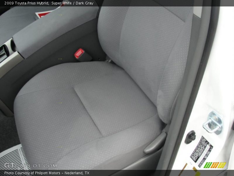 Super White / Dark Gray 2009 Toyota Prius Hybrid