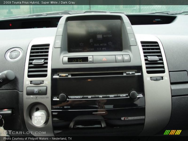 Super White / Dark Gray 2009 Toyota Prius Hybrid