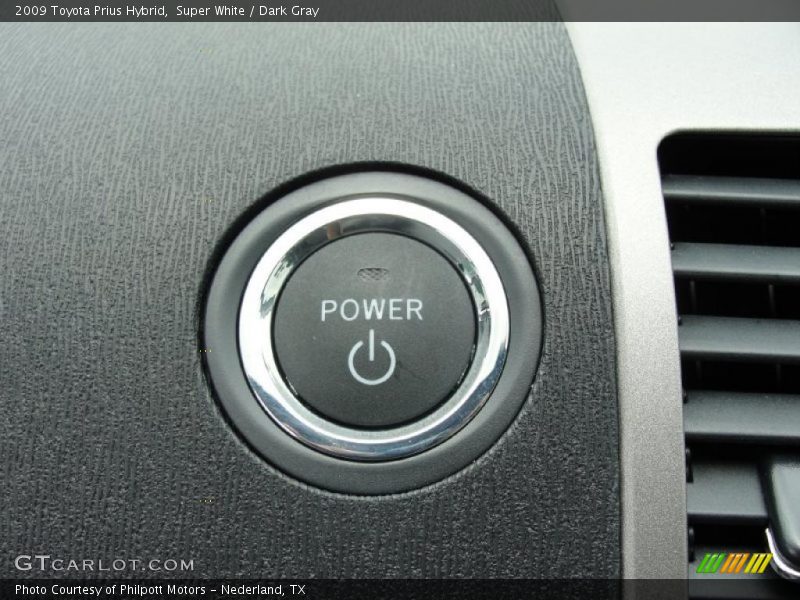 Super White / Dark Gray 2009 Toyota Prius Hybrid