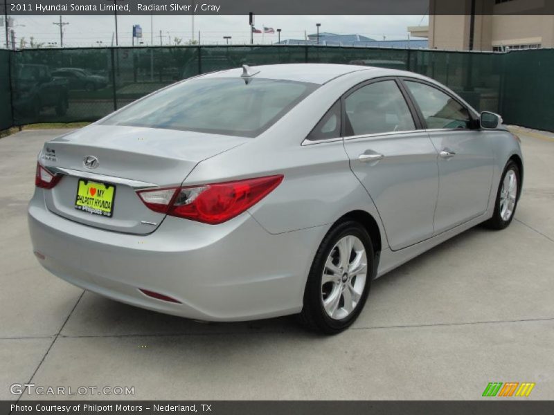Radiant Silver / Gray 2011 Hyundai Sonata Limited