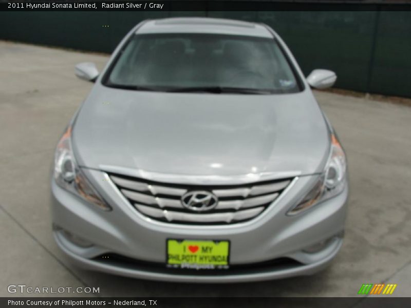 Radiant Silver / Gray 2011 Hyundai Sonata Limited