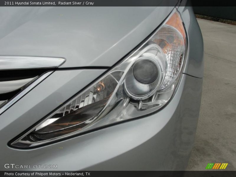 Radiant Silver / Gray 2011 Hyundai Sonata Limited