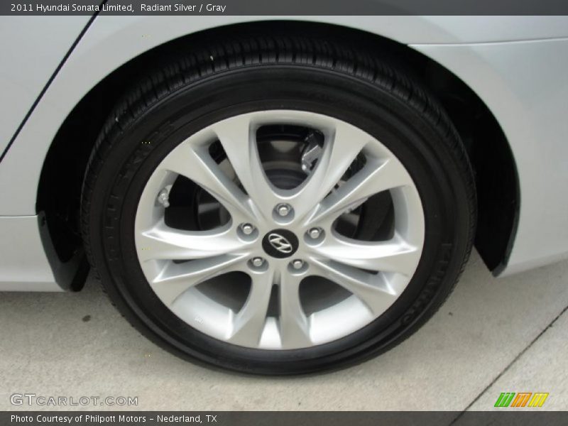 Radiant Silver / Gray 2011 Hyundai Sonata Limited