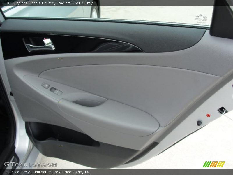Radiant Silver / Gray 2011 Hyundai Sonata Limited