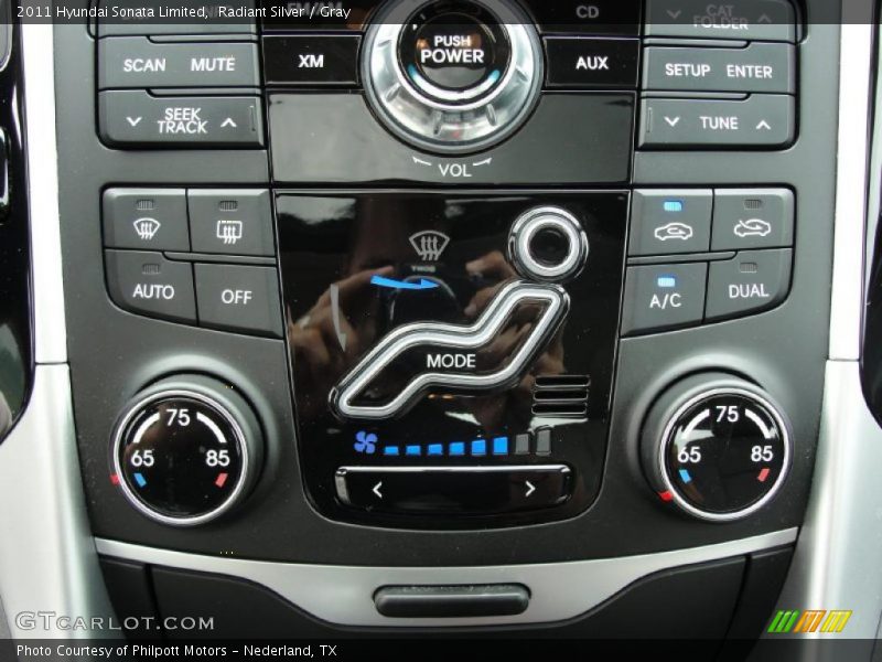 Radiant Silver / Gray 2011 Hyundai Sonata Limited