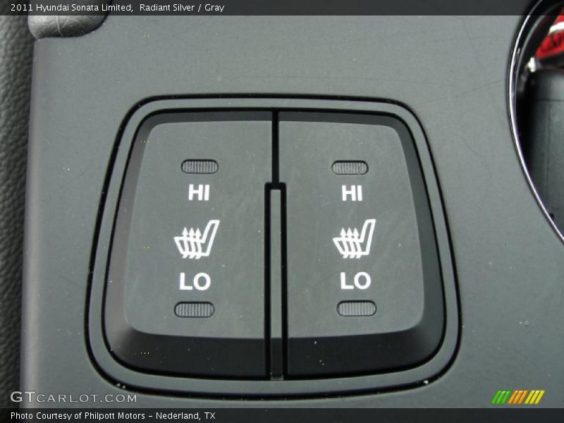 Radiant Silver / Gray 2011 Hyundai Sonata Limited