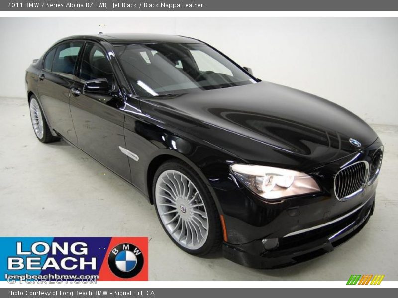 Jet Black / Black Nappa Leather 2011 BMW 7 Series Alpina B7 LWB