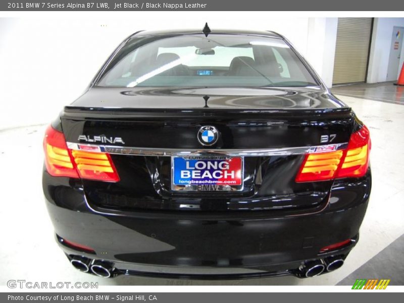 Jet Black / Black Nappa Leather 2011 BMW 7 Series Alpina B7 LWB