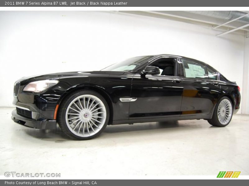 Jet Black / Black Nappa Leather 2011 BMW 7 Series Alpina B7 LWB