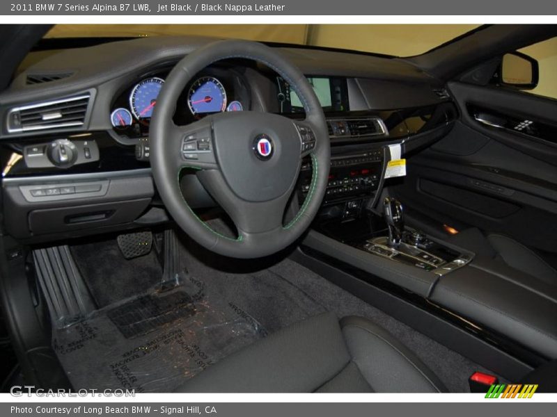 Black Nappa Leather Interior - 2011 7 Series Alpina B7 LWB 