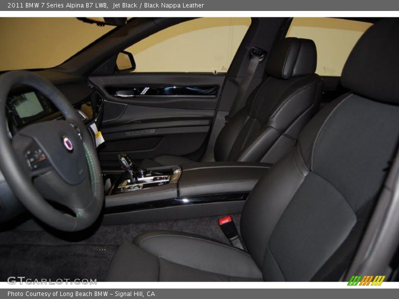  2011 7 Series Alpina B7 LWB Black Nappa Leather Interior