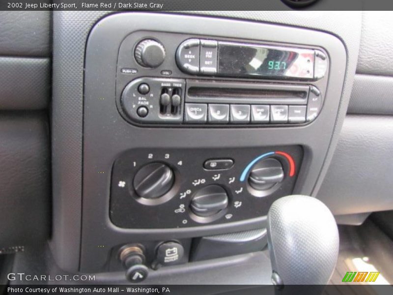 Flame Red / Dark Slate Gray 2002 Jeep Liberty Sport