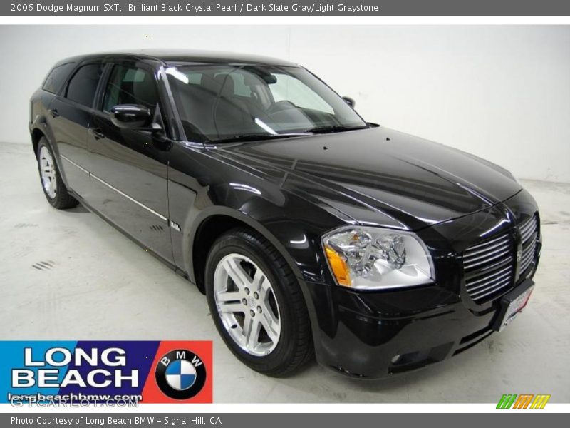 Brilliant Black Crystal Pearl / Dark Slate Gray/Light Graystone 2006 Dodge Magnum SXT