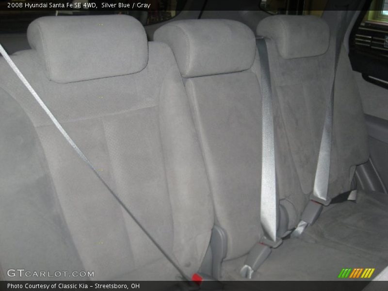 Silver Blue / Gray 2008 Hyundai Santa Fe SE 4WD