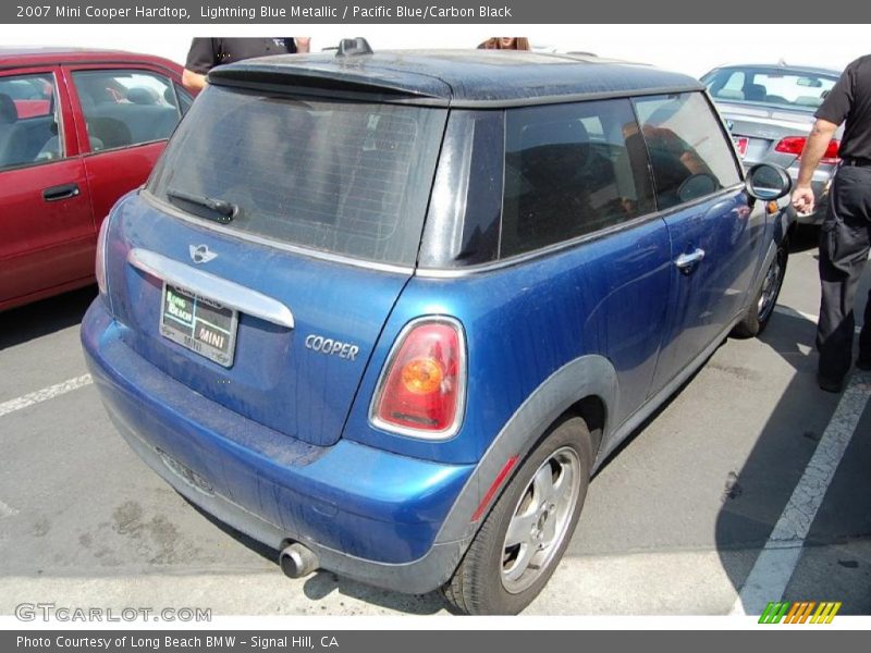Lightning Blue Metallic / Pacific Blue/Carbon Black 2007 Mini Cooper Hardtop