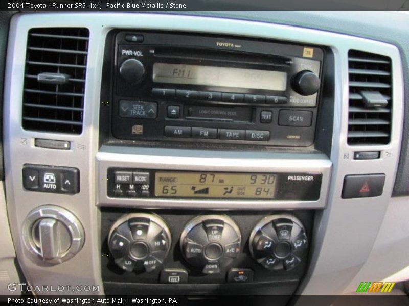 Pacific Blue Metallic / Stone 2004 Toyota 4Runner SR5 4x4