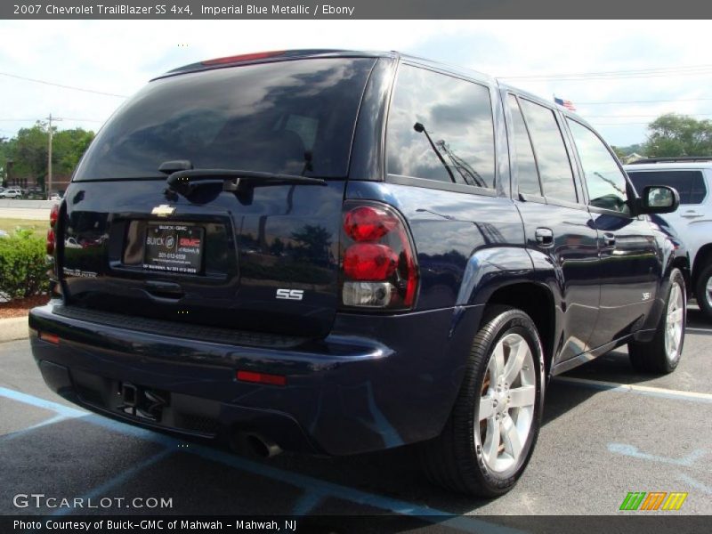 Imperial Blue Metallic / Ebony 2007 Chevrolet TrailBlazer SS 4x4