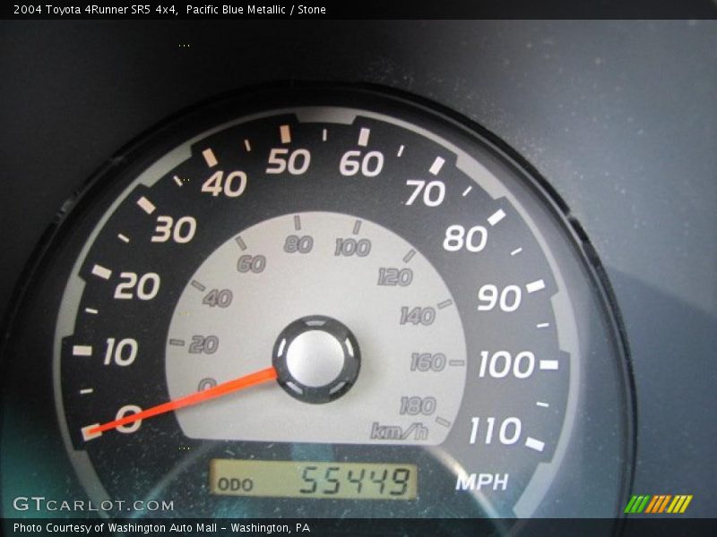 Pacific Blue Metallic / Stone 2004 Toyota 4Runner SR5 4x4