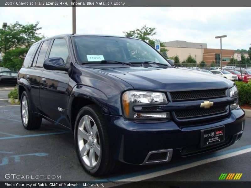 Imperial Blue Metallic / Ebony 2007 Chevrolet TrailBlazer SS 4x4