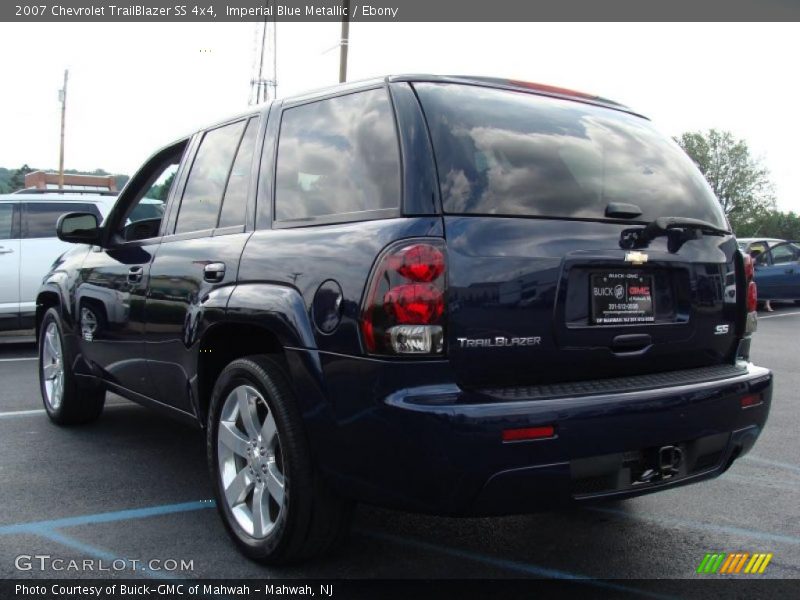 Imperial Blue Metallic / Ebony 2007 Chevrolet TrailBlazer SS 4x4