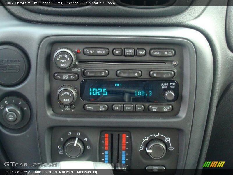 Imperial Blue Metallic / Ebony 2007 Chevrolet TrailBlazer SS 4x4