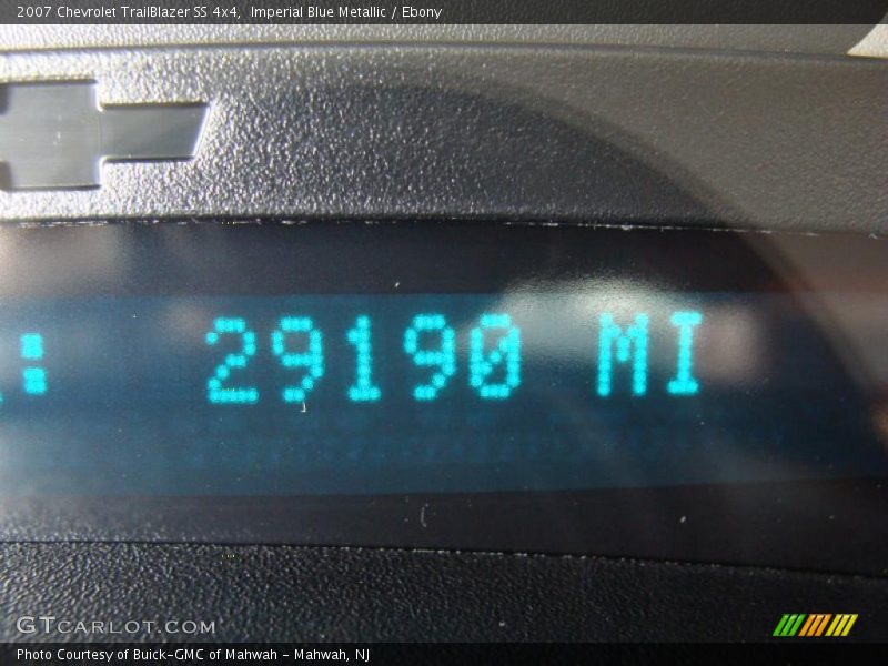 Imperial Blue Metallic / Ebony 2007 Chevrolet TrailBlazer SS 4x4
