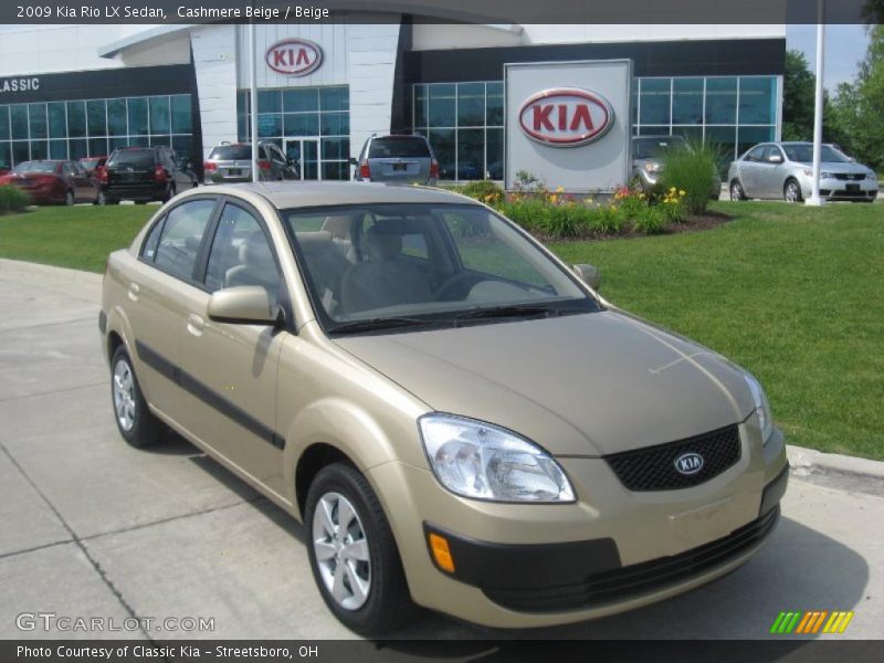 Cashmere Beige / Beige 2009 Kia Rio LX Sedan