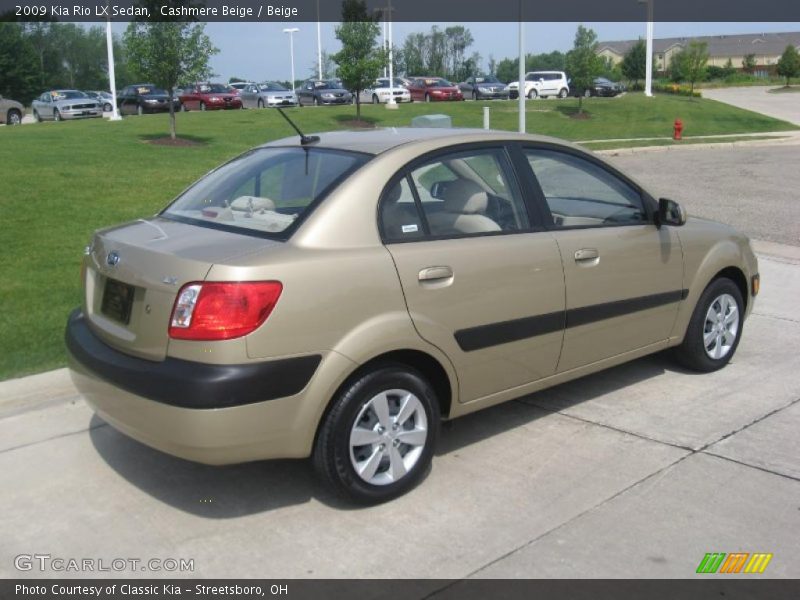 Cashmere Beige / Beige 2009 Kia Rio LX Sedan