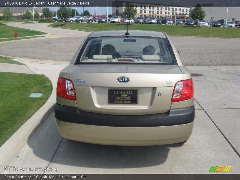Cashmere Beige / Beige 2009 Kia Rio LX Sedan