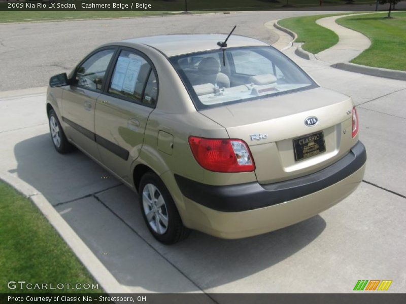 Cashmere Beige / Beige 2009 Kia Rio LX Sedan