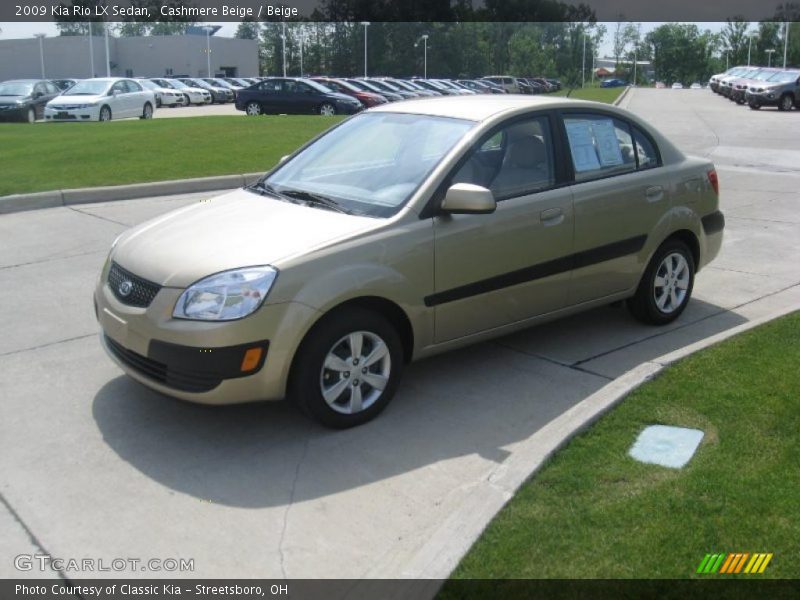 Cashmere Beige / Beige 2009 Kia Rio LX Sedan