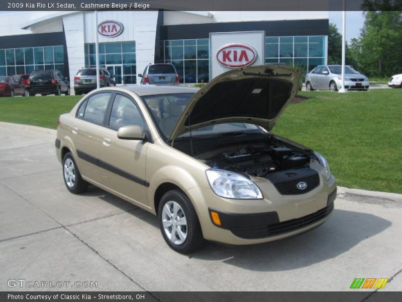 Cashmere Beige / Beige 2009 Kia Rio LX Sedan