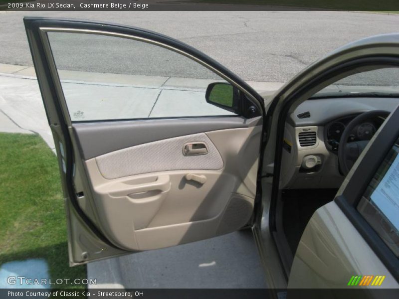 Cashmere Beige / Beige 2009 Kia Rio LX Sedan