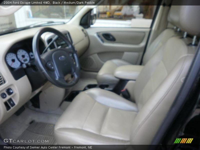 Black / Medium/Dark Pebble 2004 Ford Escape Limited 4WD