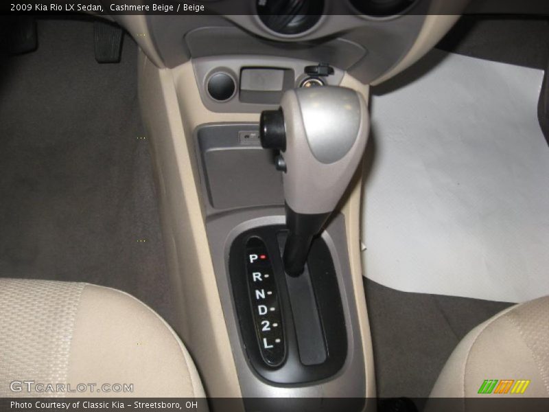 Cashmere Beige / Beige 2009 Kia Rio LX Sedan