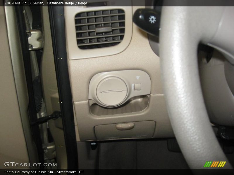 Cashmere Beige / Beige 2009 Kia Rio LX Sedan