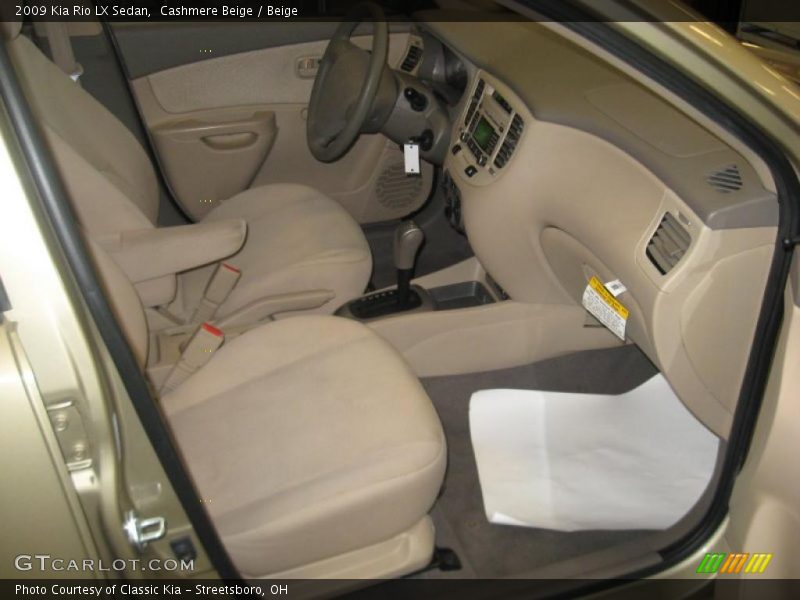 Cashmere Beige / Beige 2009 Kia Rio LX Sedan