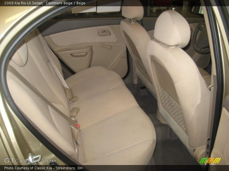 Cashmere Beige / Beige 2009 Kia Rio LX Sedan