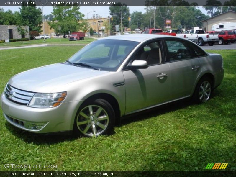 Silver Birch Metallic / Medium Light Stone 2008 Ford Taurus SEL